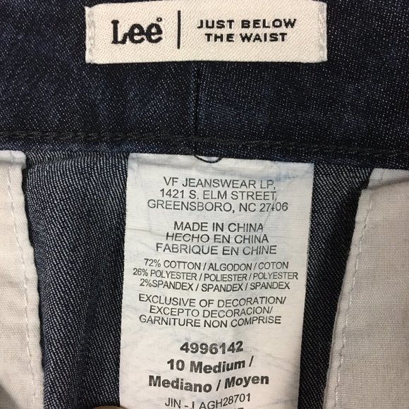 Lee Denim Capri Dark Wash Just below the Waist - Picture 7 of 7